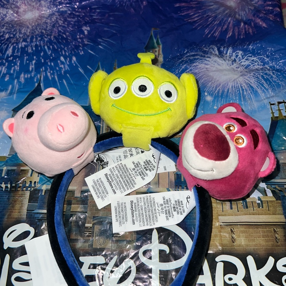 Disney Toy Story Character Headband with Pink, Yellow, and Red